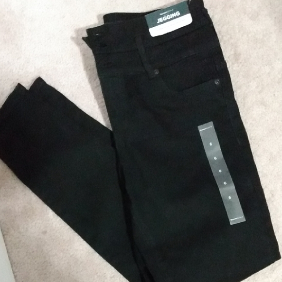 Black Super High Rise Jeggings Size 6 - Picture 5 of 10